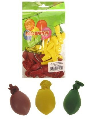 PartyXplosion Waterballonnen rood/geel/groen