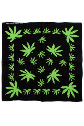 PartyXplosion Zakdoek wietblad 56 x 56 cm.