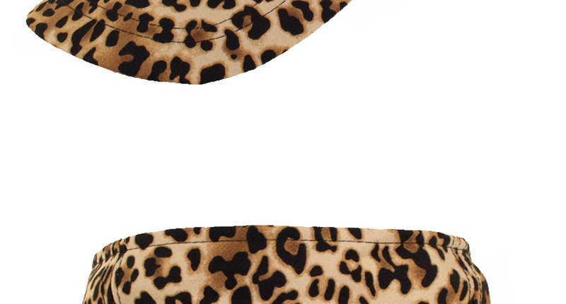 PartyXplosion Zonneklep panter stof