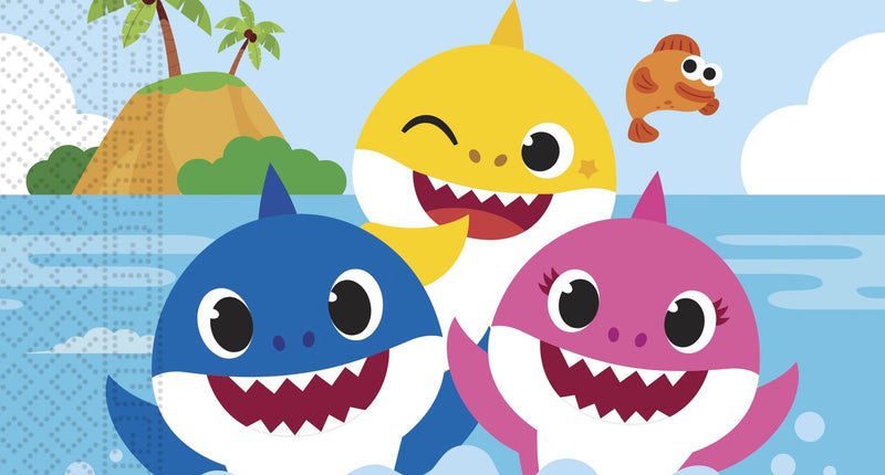 Procos Baby Shark servetten