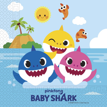 Procos Baby Shark servetten