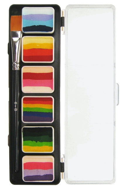 PXP Professional Colours Schmink palet met regenboog 6 kleuren