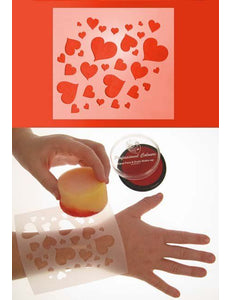 PXP Professional Colours Schmink sjabloon  hartjes