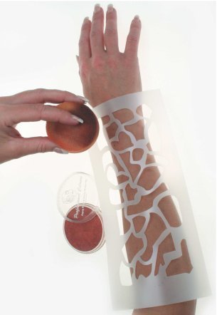 PXP Professional Colours Schmink sjabloon panter zebra camouflage