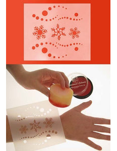 PXP Professional Colours Schmink sjabloon sneeuw sterren en bolletjes