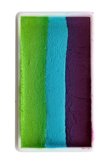 PXP Professional Colours Splitcake donker paars-blauw-groen 28gram