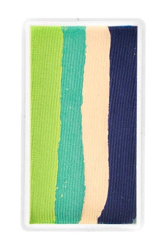 PXP Professional Colours Splitcake  groen-groen-wit-blauw 28gr