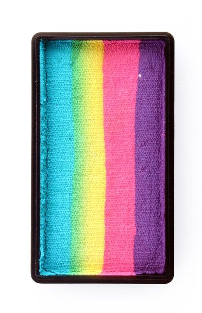 PXP Professional Colours Splitcake paars-roze-geel turqoise 28gram