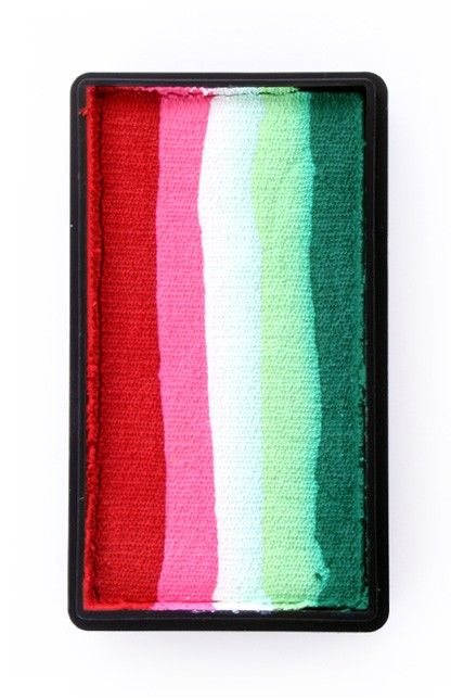 PXP Professional Colours Splitcake rood-roze-wit-lime-groen 28gram