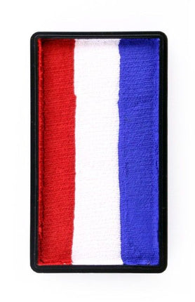 PXP Professional Colours Splitcake rood-wit-blauw 28gram