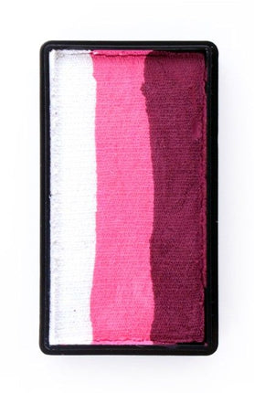 PXP Professional Colours Splitcake wit-roze-donker rood28gram