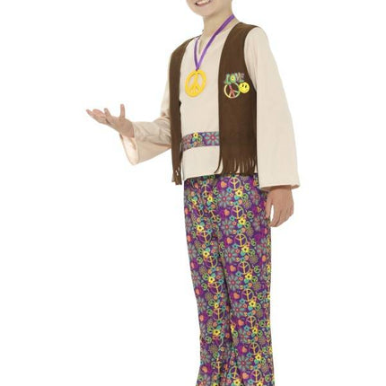 Smiffys Hippie kostuum jongen 116 - 128cm
