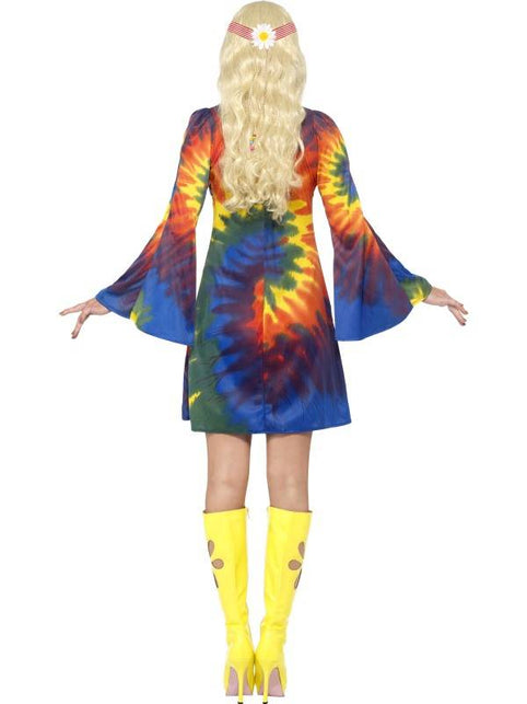 Smiffys Hippie regenboog jurkje Mirthe