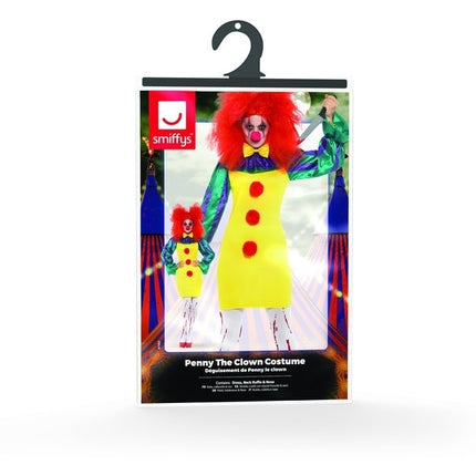 Smiffys Horror clown Ellie Large