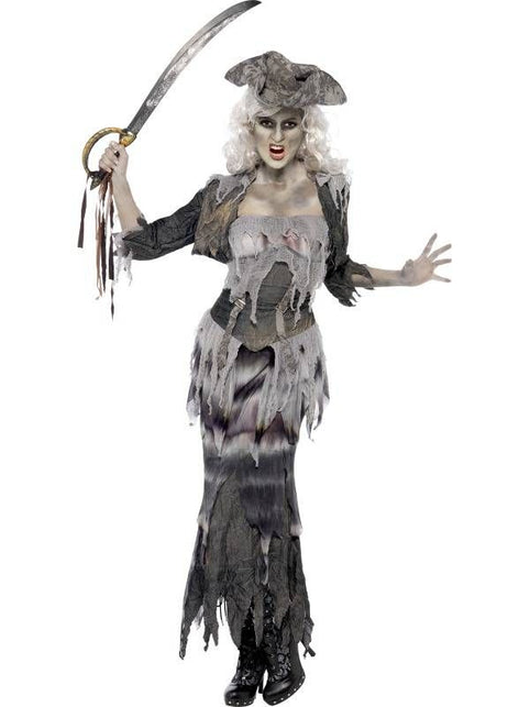 Smiffys Horror piraten kostuum dames Small