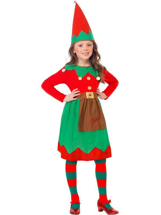 Smiffys Kerst elf pak meisje Elsa