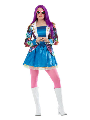 Smiffys Kleurrijke carnavalsjas met jurkje  Ellis