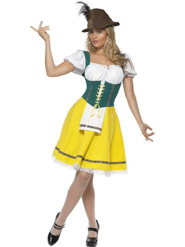 Smiffys Oktoberfest kostuum Helga geel