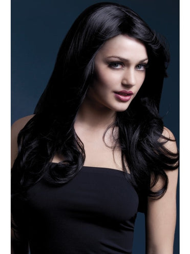 Smiffys Pruik Fever Nicole zwart