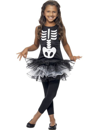 Smiffys Skeleton tutu kostuum meiden