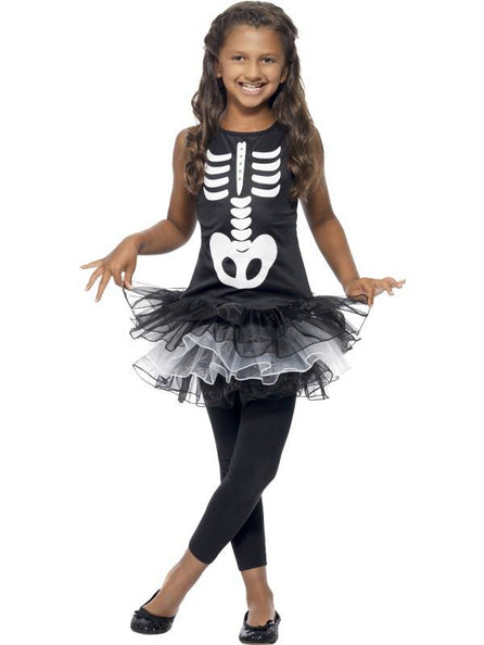 Smiffys Skeleton tutu kostuum meiden