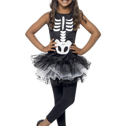 Smiffys Skeleton tutu kostuum meiden