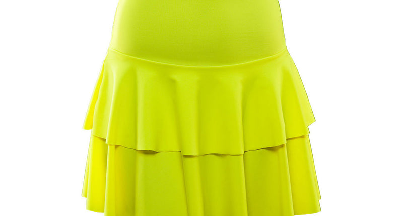 Wicked Costumes 80's Neon gele disco rok