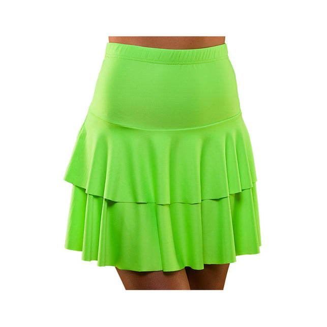 Wicked Costumes 80's Neon groene disco rok