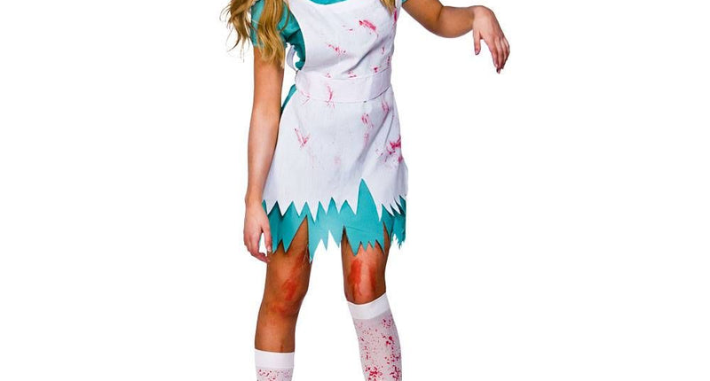 Wicked Costumes Bloeddorstige zombie verpleegster