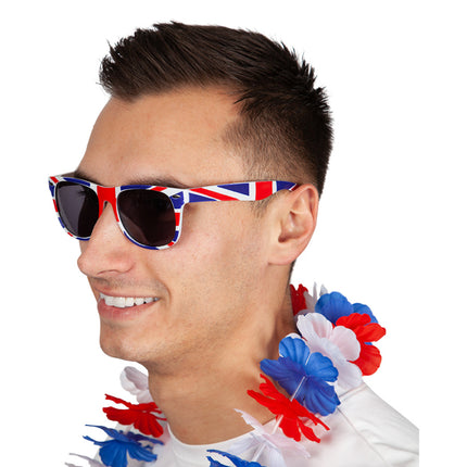 Wicked Costumes Bril Engelse vlag