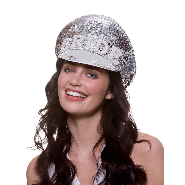 Wicked Costumes Bruid pet met glitters