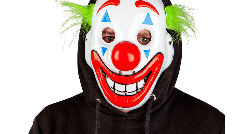 Wicked Costumes Clownsmasker Billy plastic