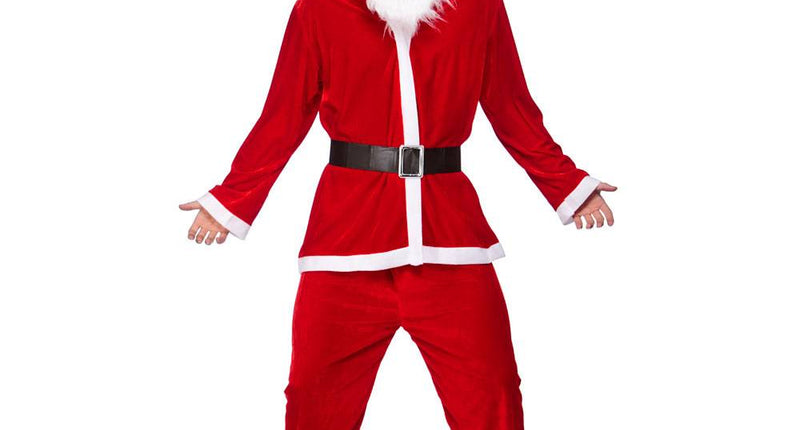 Wicked Costumes Deluxe kerstmanpak velours