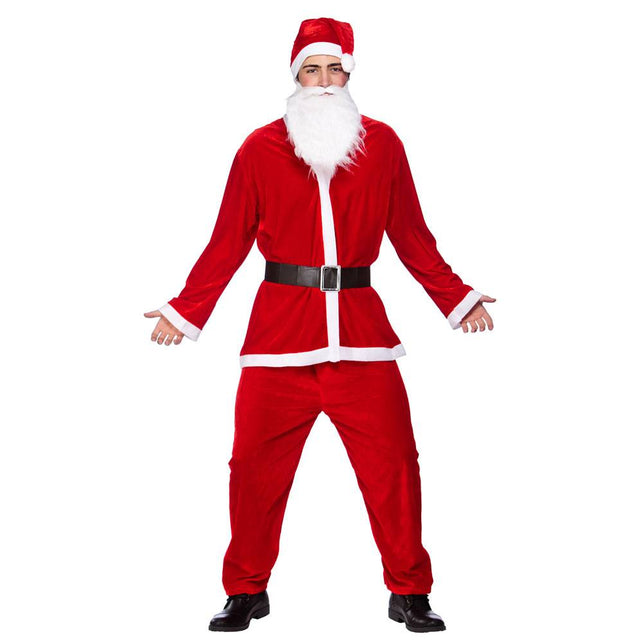 Wicked Costumes Deluxe kerstmanpak velours