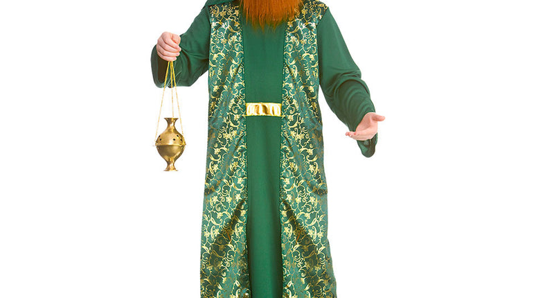 Wicked Costumes Drie koningen pak groen kinderen