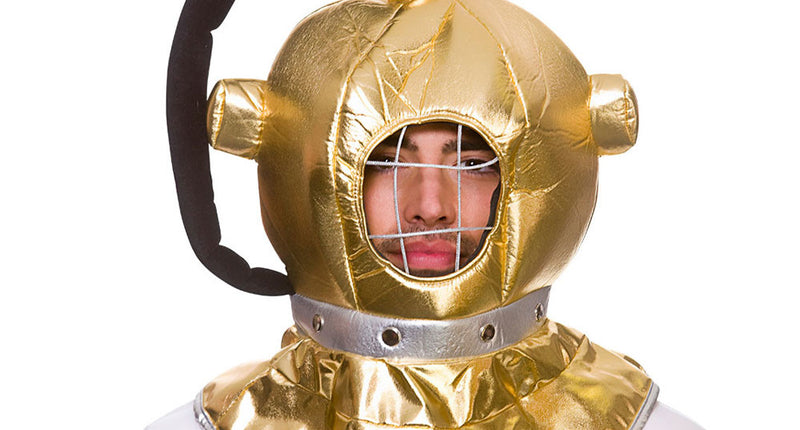 Wicked Costumes Duikershelm  Timo carnaval