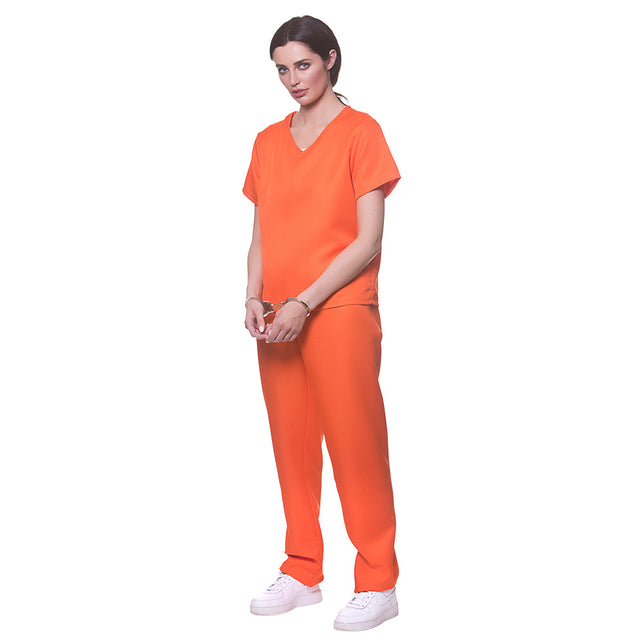 Wicked Costumes Gevangene kostuum oranje Fedde