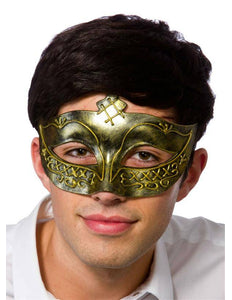 Wicked Costumes Gladiator oogmasker in antiek goud
