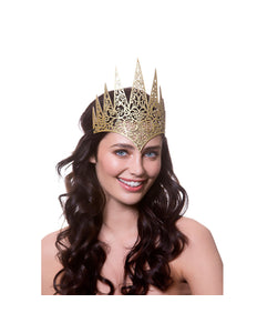 Wicked Costumes Gouden fantasie kroon Malou