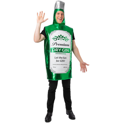 Wicked Costumes Grappig gin fles kostuum