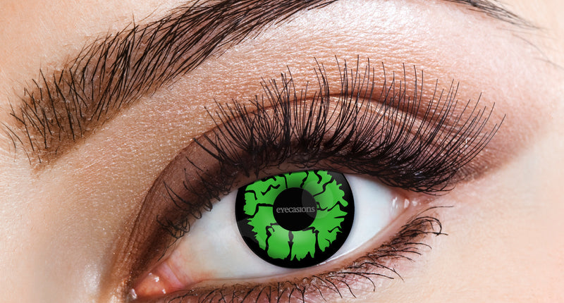 Wicked Costumes Groen zwarte een dag lenzen Goblin