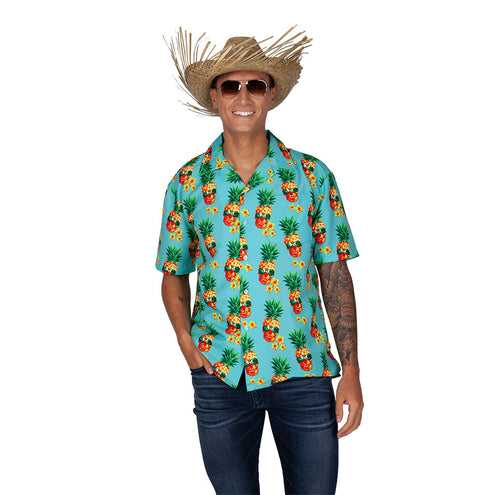Wicked Costumes Hawaii Shirt met ananas print