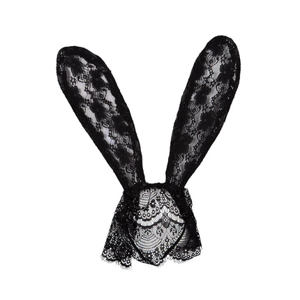 Wicked Costumes Kanten bunny oren met sluier