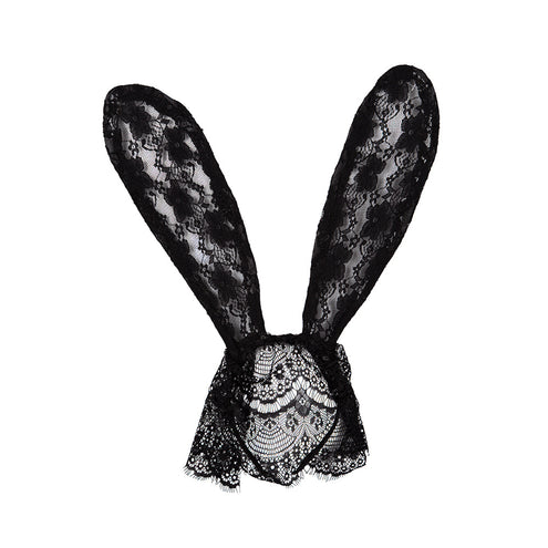 Wicked Costumes Kanten bunny oren met sluier