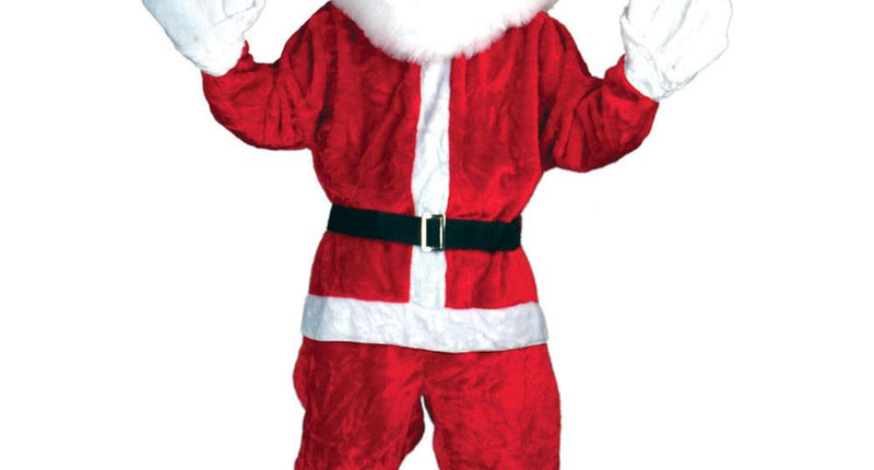 Wicked Costumes Kerstman pak de luxe mascotte