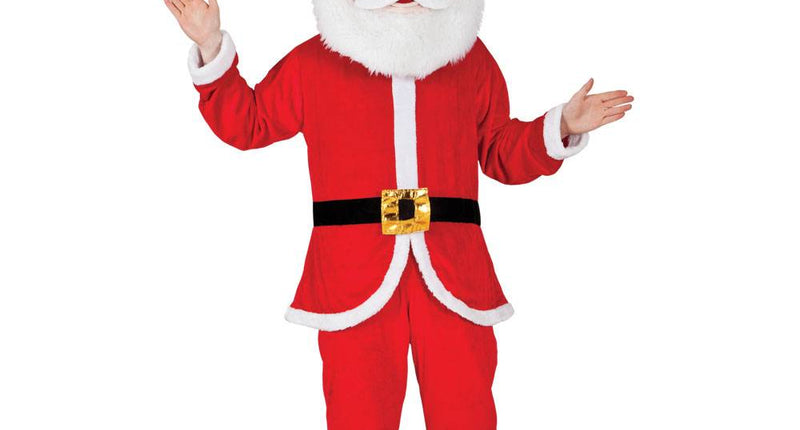 Wicked Costumes Kerstman pak mascotte