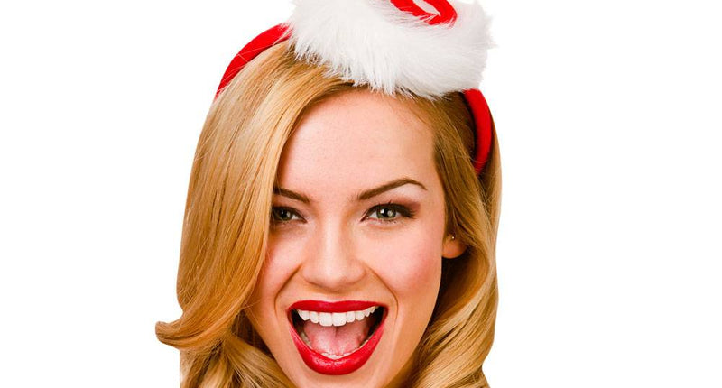 Wicked Costumes Kerstmuts diadeem spiraal