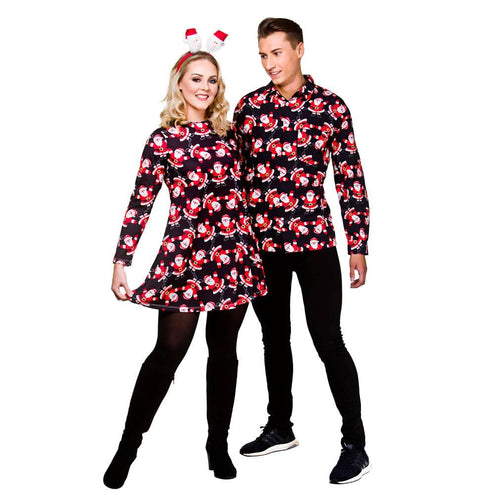 Wicked Costumes Kerstshirt kerstmannetjes