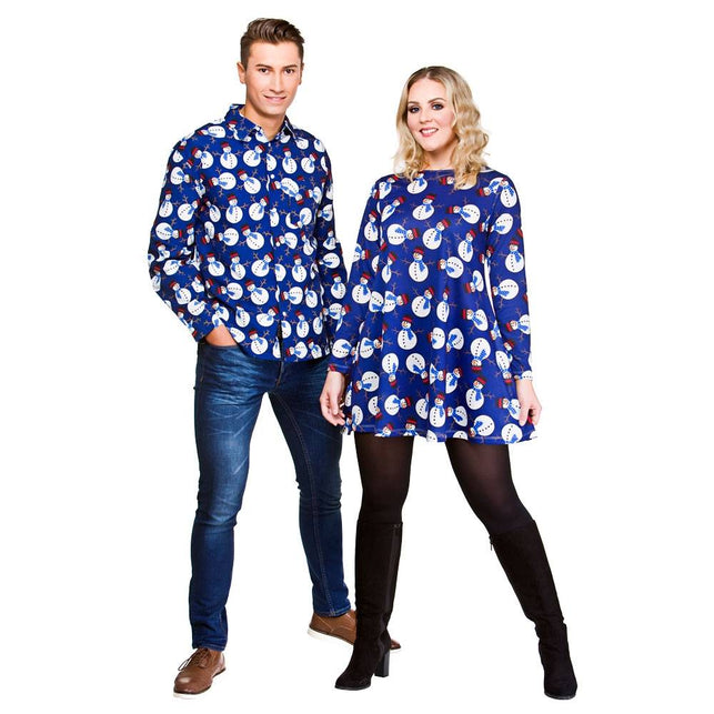 Wicked Costumes Kerstshirt sneeuwpoppetjes