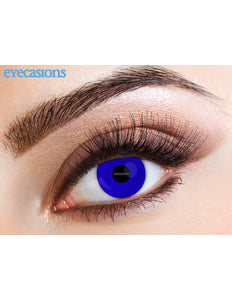 Wicked Costumes Kobaltblauwe een dag lenzen electric blue